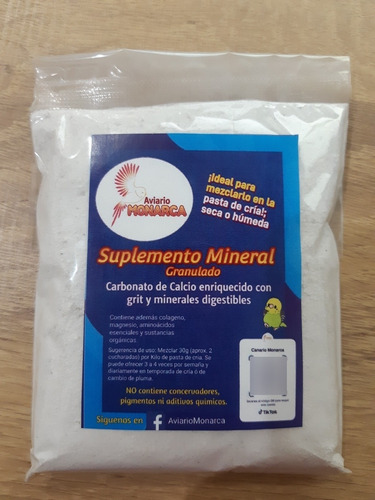 Calcio Granulado Enriquecido Con Minerales Y Grit 3pack/150g