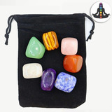 Set Cuarzos Piedras 7 Chakras Kit Sanacion Gemoterapia Reiki