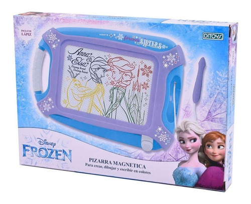 Pizarra Magnetica Disney Frozen Dibujar En Colores Tt2 2285