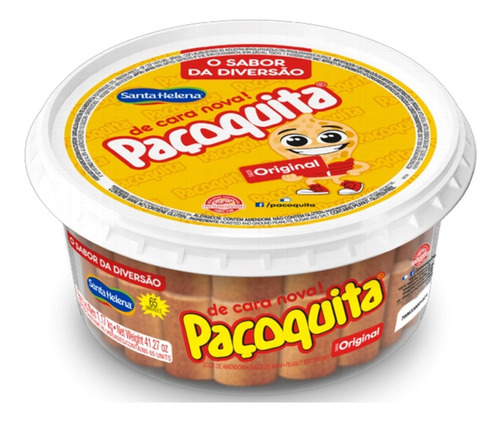 Paçoca Rolha Pacoquita C/65un - Santa Helena