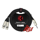 Cable Patcheo Miniplug A Xlr Canon Kirlin Y-371prl 03ft 90cm