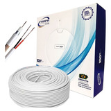 Cabo Coaxial 4mm Frapa Bipolar Com Dupla Blindagem 100mt