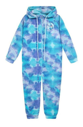 Pijama Niña Polar Entero Azul Disney Stitch