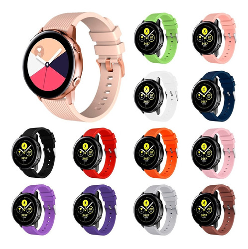 Combo 2 Correas Deportiva Premium Para Galaxy Watch Active