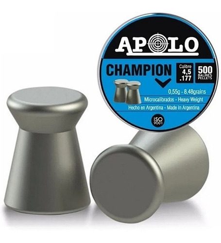 Balines 4.5mm Apolo Champion X 500