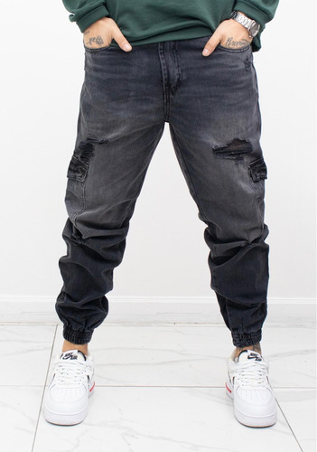 Jean Jogger Mom Cargo