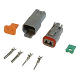 Deutsch Conector Automotriz 2 Pines  Impermeable