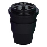 Vaso Térmico Taza Tapa A Rosca Banda Silicona Cafe X 10 U. 