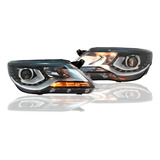 Faros Tiguan 2013 2014 2015 2016  Con Lupa Luz De Dia!