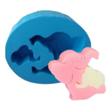 Forma Molde Silicone Sabonete Elefantes (mãe E Filho)