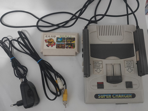 Nes Super Charger 110 Jogos Controle Cabo Fonte Nintendo 