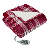 Beautyrest Calefacción Throw Cobija Térmica Eléctrica