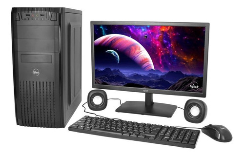 Pc Completa Core I3 Con 8gb Ram / Wifi / Monitor 22 Outlet