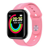 Smartwatch Deportivo Reloj Bluetooth Ios Android Negro Rosa