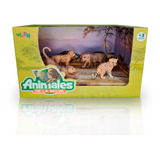 Playsets Animal World Cachorros Leon X2 Guepardo 