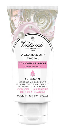 Cuidado Facial Teatrical Aclarador De Manchas De 75 Ml