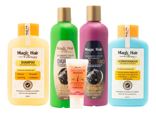 Shampoo Acondicionador Diurno Y Nocturno Magic Hair Kit