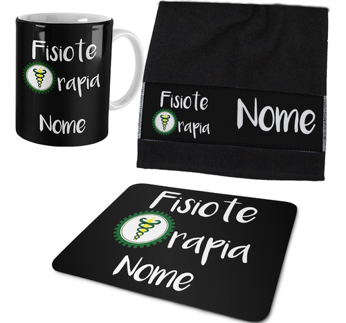 Caneca Personalizada Com Nome Toalhinha Presente Mouse Pad