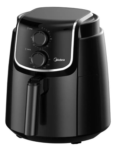 Freidora Sin Aceite Midea Af-m140bar1 4 Lts Air Fryer Negro!