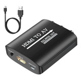 Adaptador Convertidor Audio Vídeo Hdmi A Rca Av