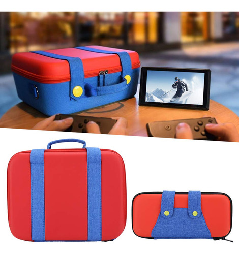 Case Bolsa Estojo Nintendo Switch Alça Ombro 2 Em 1