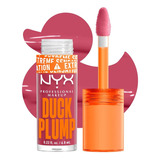 Brillo De Labios Con Efecto Plump Duck Plump, Nyx Cosmetics Color Strike A Rose