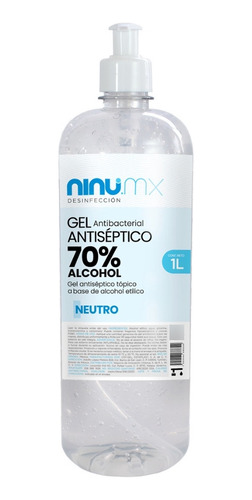 Gel Antibacterial Con Dosificador 1 Litro Con 70% Alcohol