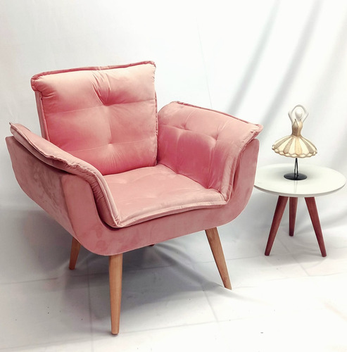 Kit 2 Poltronas Decorativa Opala Promoção Cadeira Ambiente