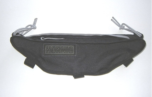 Bolsa De Manillar Hornig Para Motocicleta, 36cm, Negro