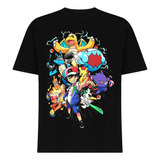 Polera Diseño Pokemon Estampado Dtf Cod 005