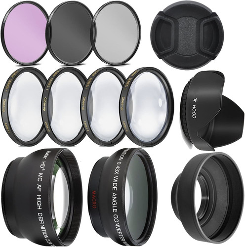 Kit De Lentes Para Nikon D3400 D3500 D5600 Lente De 18-55mm