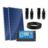 Kit Carregador De Bateria Solar P/ Caminhão 320w 30a 12v/24v