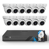 Gwsecu Sistema De Camara De Seguridad 4k Poe De 16 Canales,