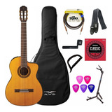 Violão Takamine Gc5 Ce Nylon Eletrico Nat + Kit