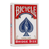 1 Baraja Cartas Bicycle Bridge Size Rojo O Azul. Banimported