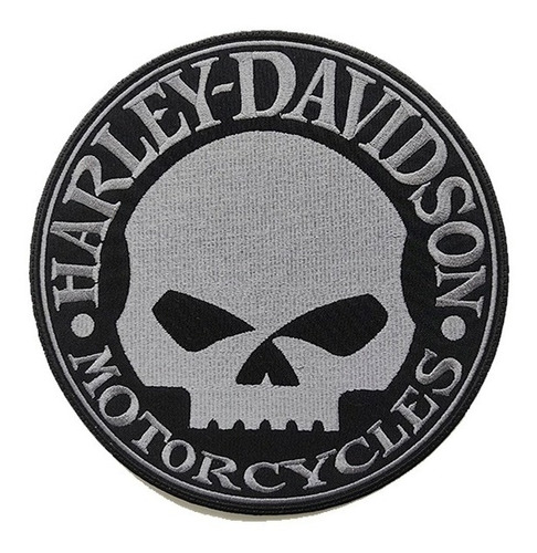 Parche Bordado Calavera Willie G Harley Davidson Motorcycles