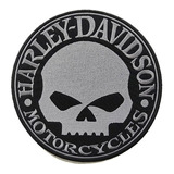 Parche Bordado Calavera Willie G Harley Davidson Motorcycles