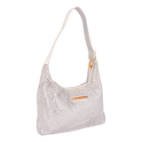 Bolsa Hobo Nicole Lee Celestia De Fiesta Fw23 Color Blanco