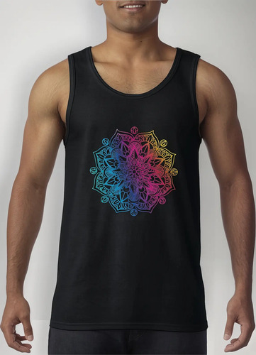Playera Tanktop Mandala Arcoiris Rainbow