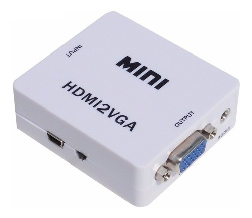 Mini Adaptador Hdmi Vga Compatível Ps4 Ps3 Xbox Original