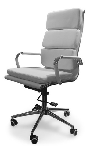 Sillon Aluminum Soft Blanco Cuero Aluminium Codf96 Tisera