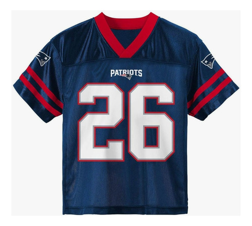 Nfl Jersey New England Patriots Soni Michel 26 Talla 12/14 