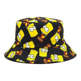 Gorro Pescador Sombrero Los Simpson Bart Bucket Hat