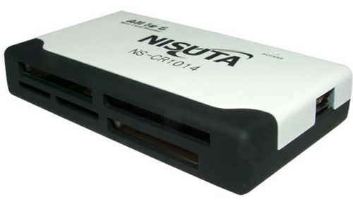 Lectograbador Memoria Nisuta 22 En 1 Sd/cf - Premium