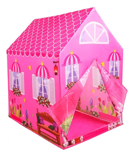 Casita Infantil Para Niños Armable Happy Castle Color Multicolor