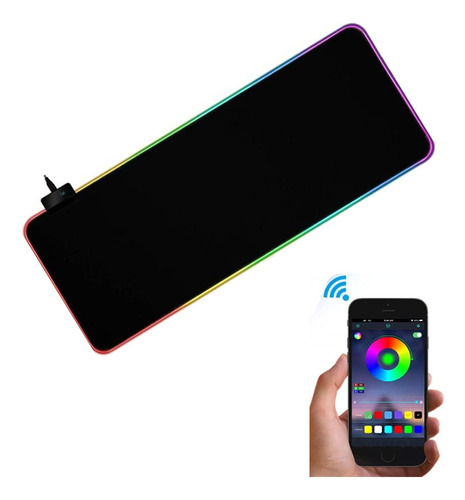 Mouse Pad Rgb Con Bluetooth Antideslizante 80 X 30cm