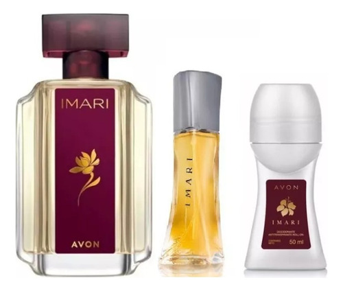 Set X 3  Imari Perfume + Desodo - mL a $53253