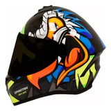 Casco Spartan Draken Parrot Brillante