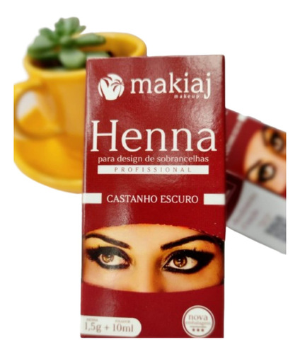 Kit 6 Henna Makiaj Sobrancelha Fixação E Rendimento Atacado