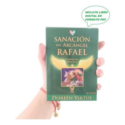 Tarot Oraculo Arcangel Rafael Plastificado 12.5x9cm Español | Meses sin interés